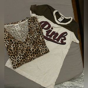 Pink tshirt bundle size s/m